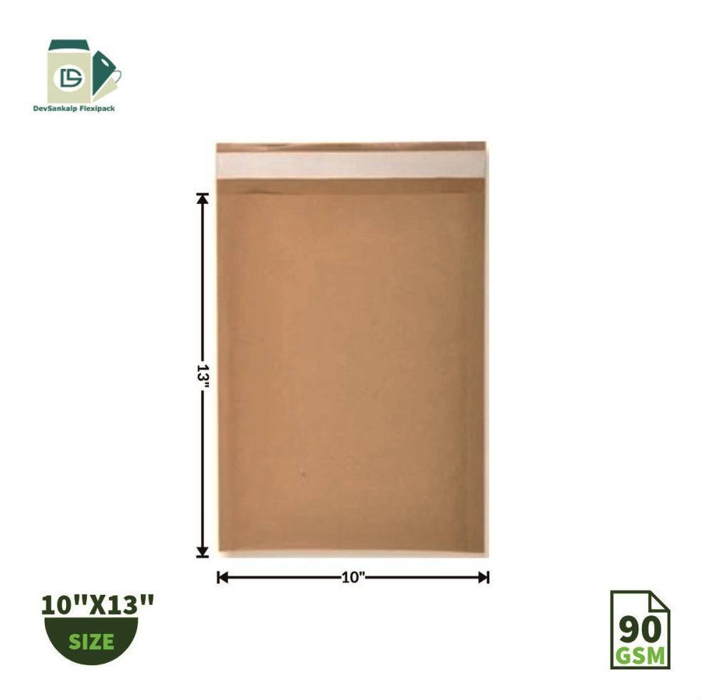 Brown Kraft Paper Courier Bags - 10x13 Inches (PB 2)