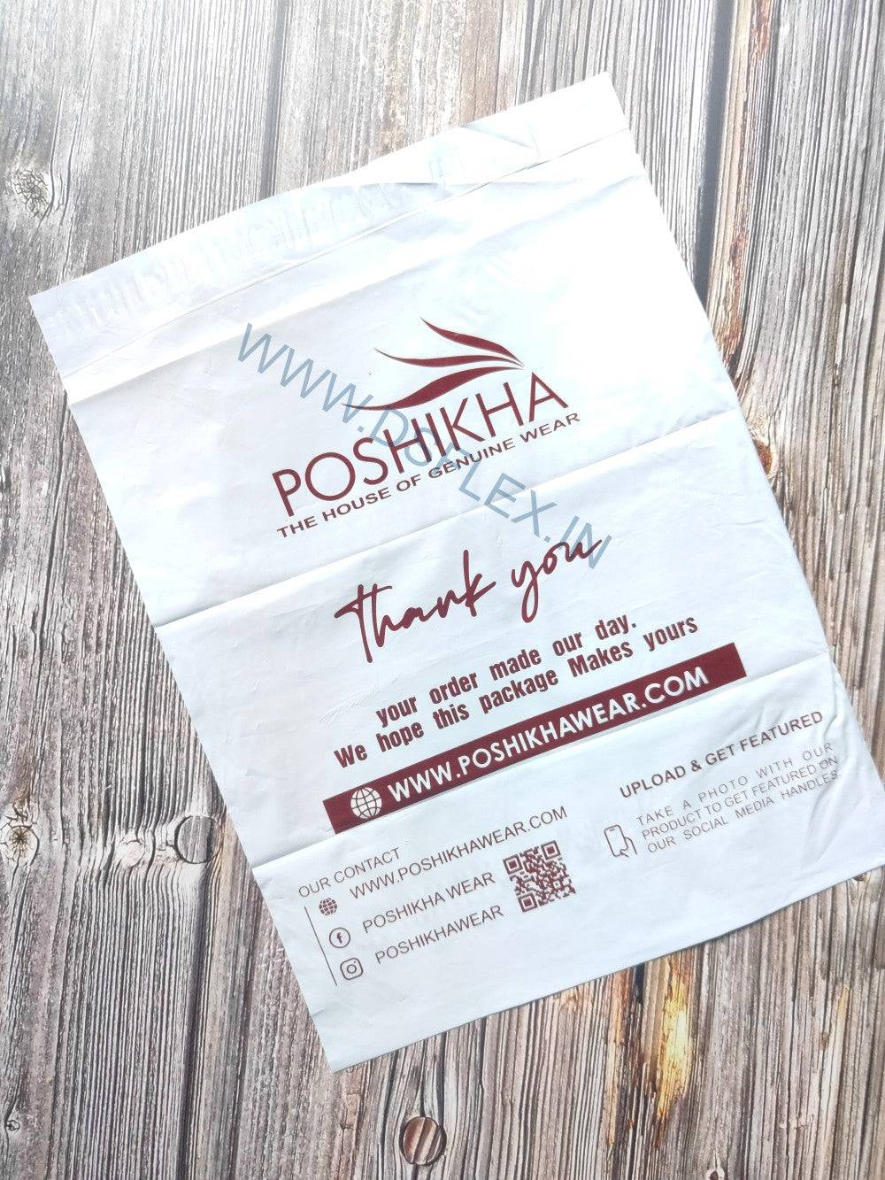 Custom Printed Courier Bags with POD - One Colour Print