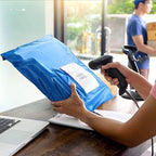 Blue Courier Bags - With POD Jacket - 51 Micron