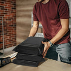 Black Courier Bags - With POD Jacket - 60 Micron