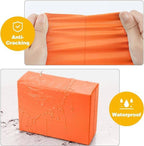 Burnt Orange Courier Bags - With POD Jacket - 51 Micron