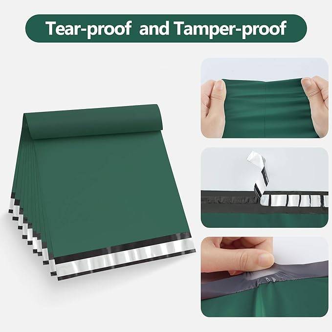 Green Courier Bags - With POD Jacket - 51 Micron