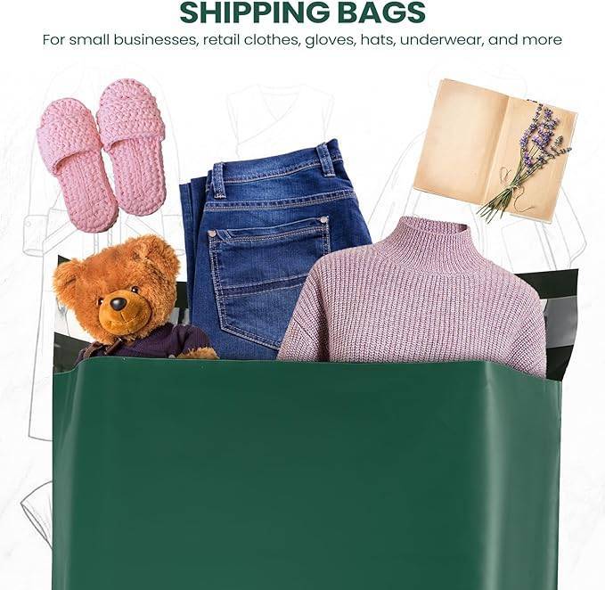 Green Courier Bags - With POD Jacket - 51 Micron