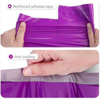 Violet Courier Bags - With POD Jacket - 55 Micron