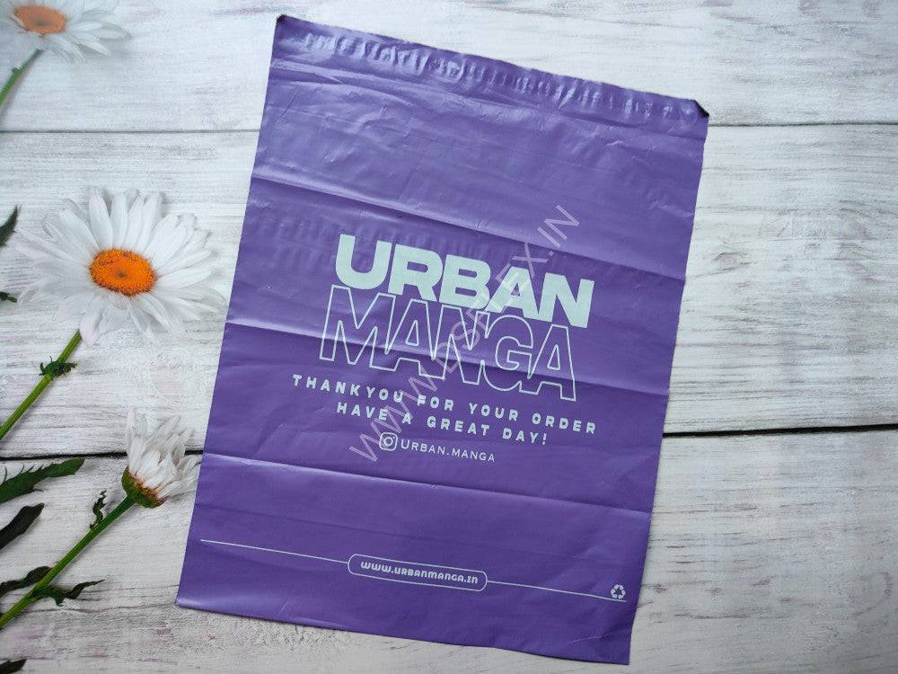 Custom Printed Violet Courier Bags with POD