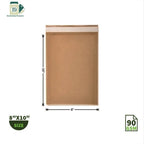 Brown Kraft Paper Courier Bags - 8x11 Inches (PB 2.5)