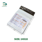 DS Flex Tamper-proof courier bags 14x18 inches with POD jacket.