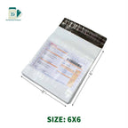 Tamper Proof Courier Bags - 6x6 inches