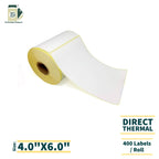 Direct Thermal Shipping Label Sticker Roll / E-commerce Barcode Labels / (Amazon Shipping Labels) - 4x6 inches