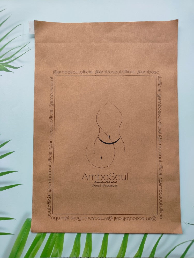 Customized printing on kraft mailing envelope. Ideal for eco-friendly packaging and shipping.