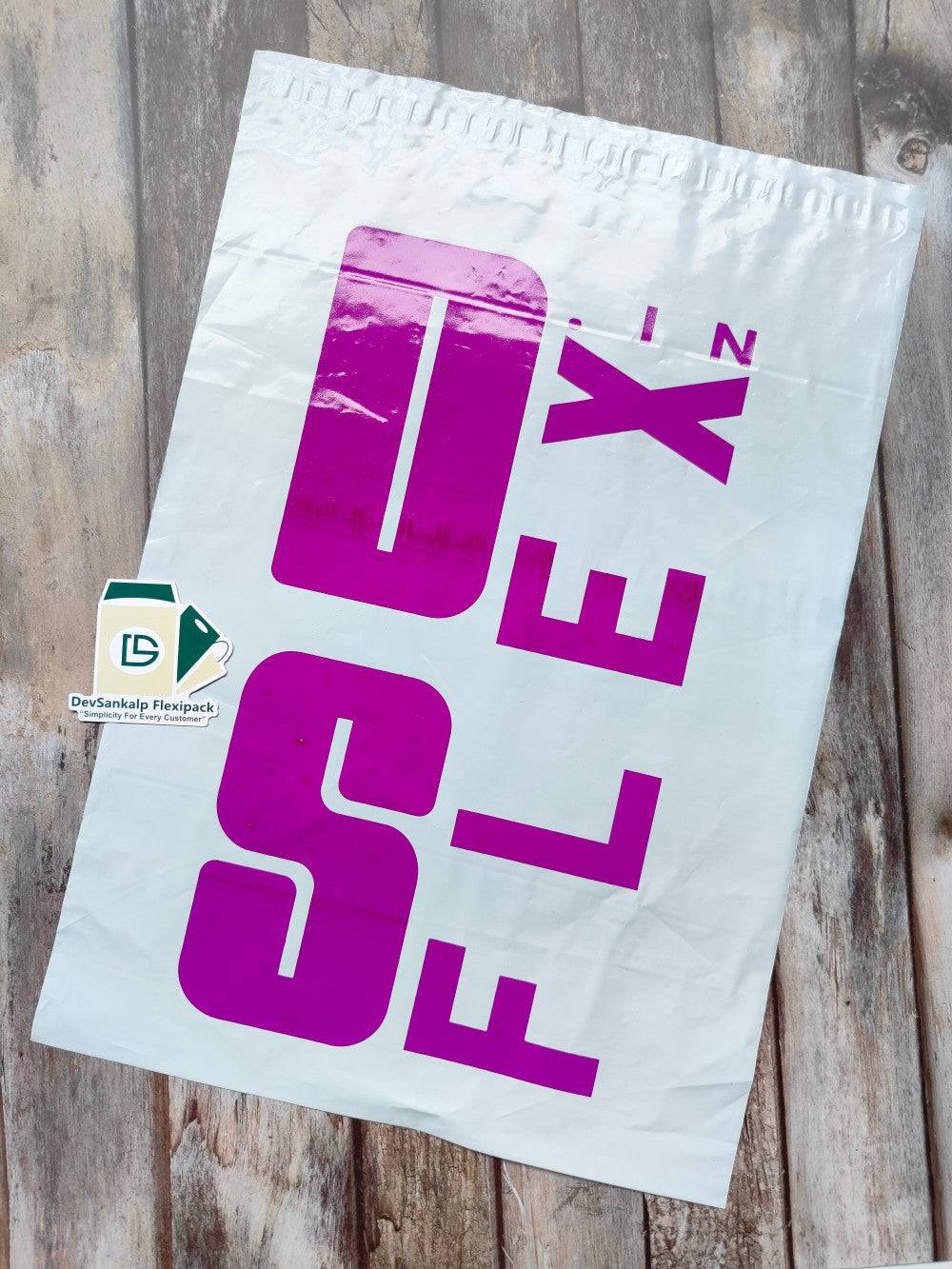 Custom Printed Courier Bags with POD - One Colour Print