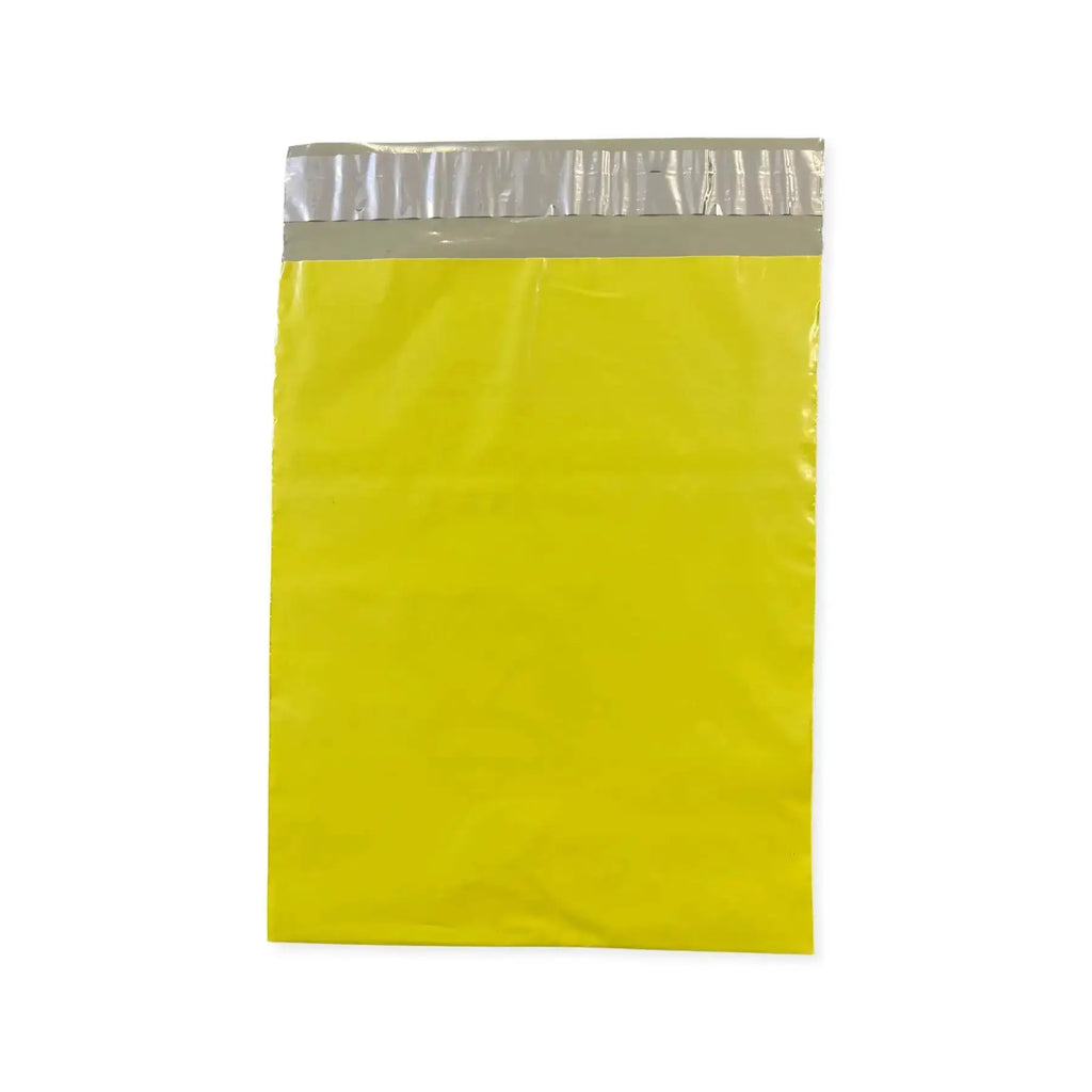 Yellow Courier Bags - With POD Jacket - 51 Micron