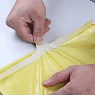 Yellow Courier Bags - With POD Jacket - 51 Micron
