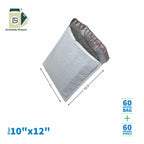 Bubble Courier Bags - 10x12 Inches - With POD Jacket