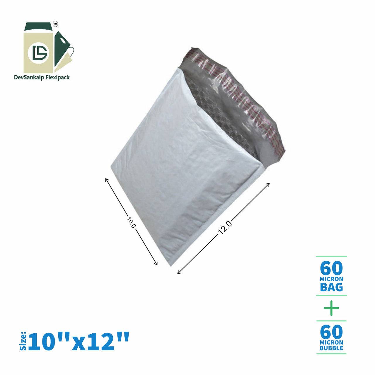 Bubble Courier Bags - 10x12 Inches - With POD Jacket