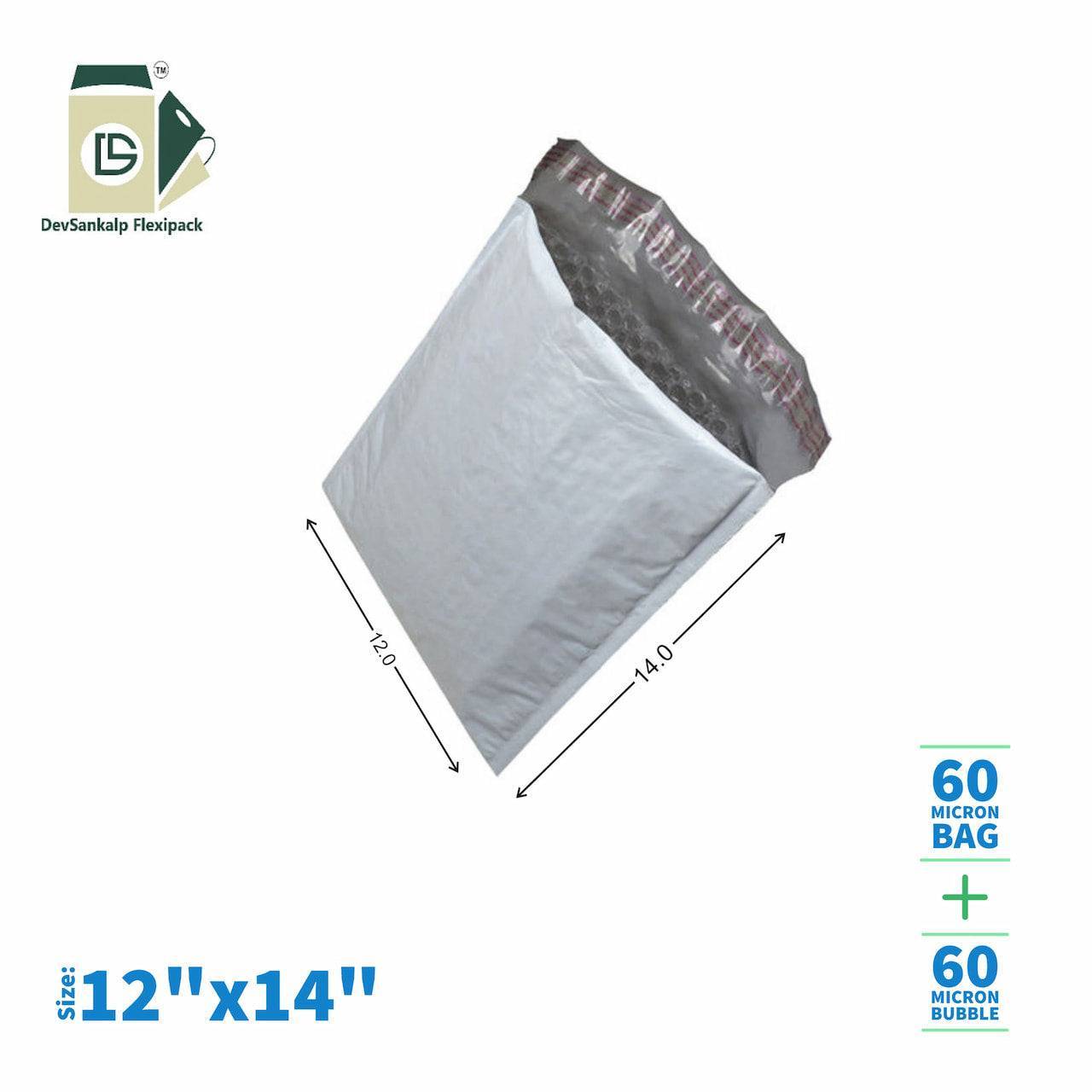 Bubble Courier Bags - 12x14 Inches - With POD Jacket