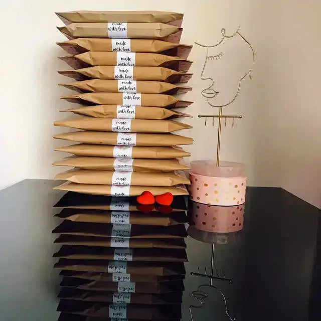 Brown Kraft Paper Courier Bags - 10x13 Inches (PB 2)